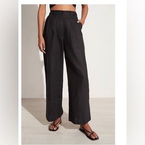 Faithful the brand circa linen pants NEW XS black